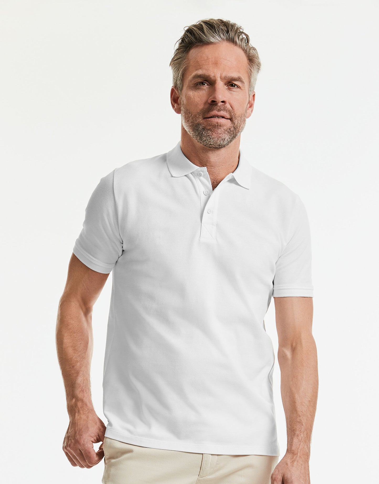 Russell Mens Pure Organic Polo